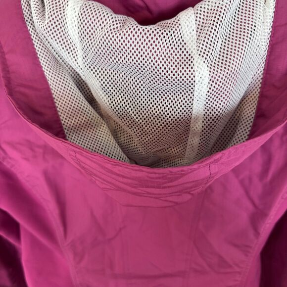 Hollister Pink All Weather Jacket with hood Light weight slim fit Size Small - Picture 12 of 16